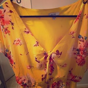 Yellow Floral Dress